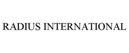 Mark drawing for RADIUS INTERNATIONAL