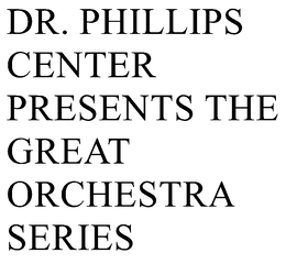 Mark drawing for DR. PHILLIPS CENTER PRESENTS THE GREAT ORCHESTRA SERIES