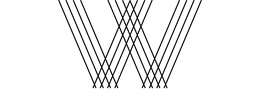 Mark drawing for W