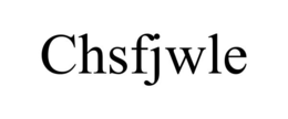 Mark drawing for CHSFJWLE