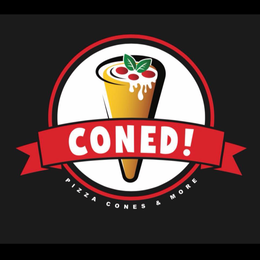 Mark drawing for CONED! PIZZA CONES & MORE