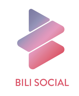 Mark drawing for B BILI SOCIAL