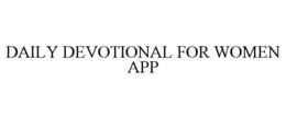 Mark drawing for DAILY DEVOTIONAL FOR WOMEN APP
