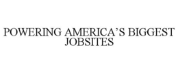 Mark drawing for POWERING AMERICA’S BIGGEST JOBSITES