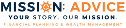 Mark drawing for MISSION: ADVICE YOUR STORY. OUR MISSION. FINANCIAL PLANNING & WEALTH MANAGEMENT
