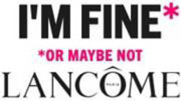 Mark drawing for I'M FINE* *OR MAYBE NOT LANCÔME PARIS