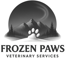 Mark drawing for FROZEN PAWS VETERINARY SERVICES