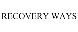 Mark drawing for RECOVERY WAYS