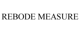 Mark drawing for REBODE MEASURE