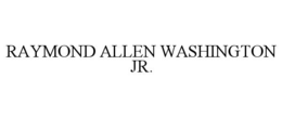 Mark drawing for RAYMOND ALLEN WASHINGTON JR.