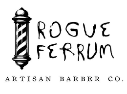Mark drawing for ROGUE FERRUM ARTISAN BARBER CO.