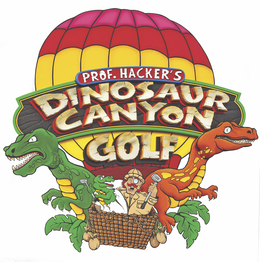 Mark drawing for PROF. HACKER'S DINOSAUR CANYON GOLF