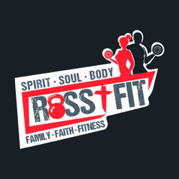 Mark drawing for SPIRIT ■ SOUL ■ BODY ROSS FIT FAMILY ■ FAITH ■ FITNESS