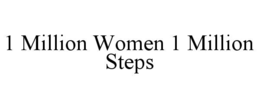 Mark drawing for 1 MILLION WOMEN 1 MILLION STEPS