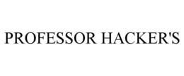 Mark drawing for PROFESSOR HACKER'S