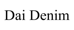 Mark drawing for DAI DENIM
