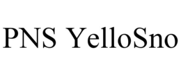 Mark drawing for PNS YELLOSNO