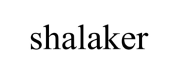 Mark drawing for SHALAKER