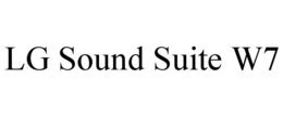 Mark drawing for LG SOUND SUITE W7