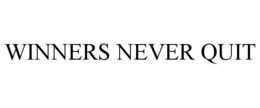 Mark drawing for WINNERS NEVER QUIT