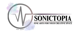 Mark drawing for SONICTOPIA FINE ARTS FOR YOUR CREATIVE SPACE EST 2025