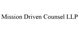 Mark drawing for MISSION DRIVEN COUNSEL LLP