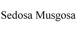 Mark drawing for SEDOSA MUSGOSA