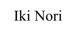 Mark drawing for IKI NORI