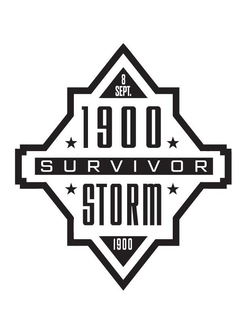 Mark drawing for 8 SEPT. 1900 SURVIVOR STORM 1900