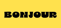 Mark drawing for BONJOUR