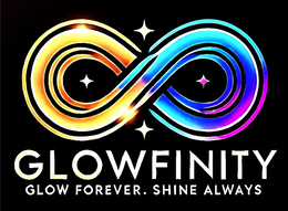 Mark drawing for GLOWFINITY GLOW FOREVER. SHINE ALWAYS.