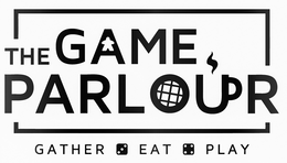 Mark drawing for THE GAME PARLOUR GATHER EAT PLAY