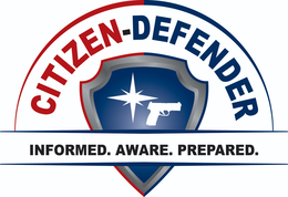 Mark drawing for CITIZEN-DEFENDER INFORMED. AWARE. PREPARED.