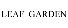 Mark drawing for LEAF GARDEN