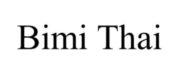 Mark drawing for BIMI THAI