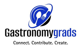 Mark drawing for GASTRONOMYGRADS CONNECT. CONTRIBUTE. CREATE.