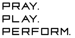 Mark drawing for PRAY. PLAY. PERFORM.