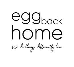 Mark drawing for EGG BACK HOME WE DO THINGS DIFFERENTLY HERE