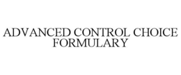 Mark drawing for ADVANCED CONTROL CHOICE FORMULARY