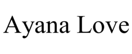 Mark drawing for AYANA LOVE