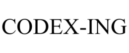 Mark drawing for CODEX-ING