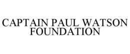 Mark drawing for CAPTAIN PAUL WATSON FOUNDATION