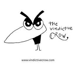 Mark drawing for WWW.VINDICTIVECROW.COM THE VINDICTIVE CROW