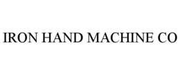 Mark drawing for IRON HAND MACHINE CO