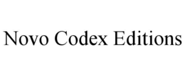 Mark drawing for NOVO CODEX EDITIONS