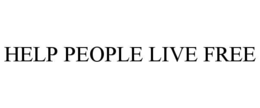 Mark drawing for HELP PEOPLE LIVE FREE