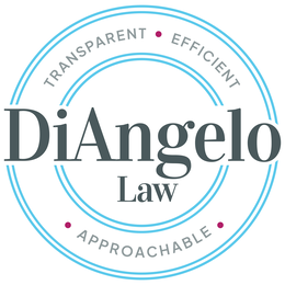 Mark drawing for DIANGELO LAW TRANSPARENT • EFFICIENT • APPROACHABLE •