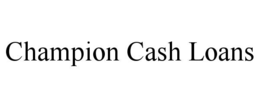 Mark drawing for CHAMPION CASH LOANS