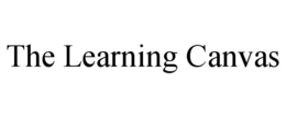 Mark drawing for THE LEARNING CANVAS