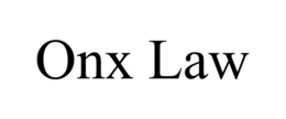 Mark drawing for ONX LAW